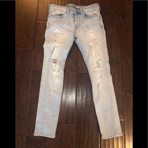 H&M mens skinny jeans 34x32